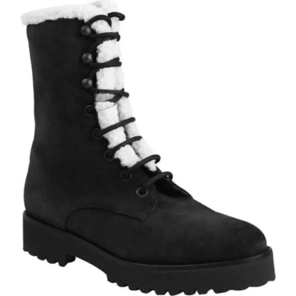 Andre Assous Water resist Suede Prisca Boots Black
